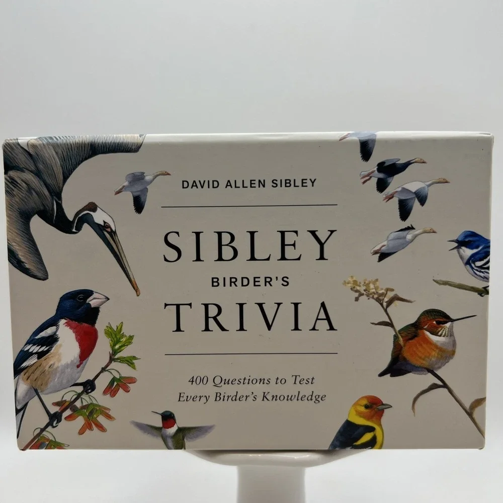Sibley Birder's Trivia: A Card Game-illustrated game-Bird- 2 or more players-NIB